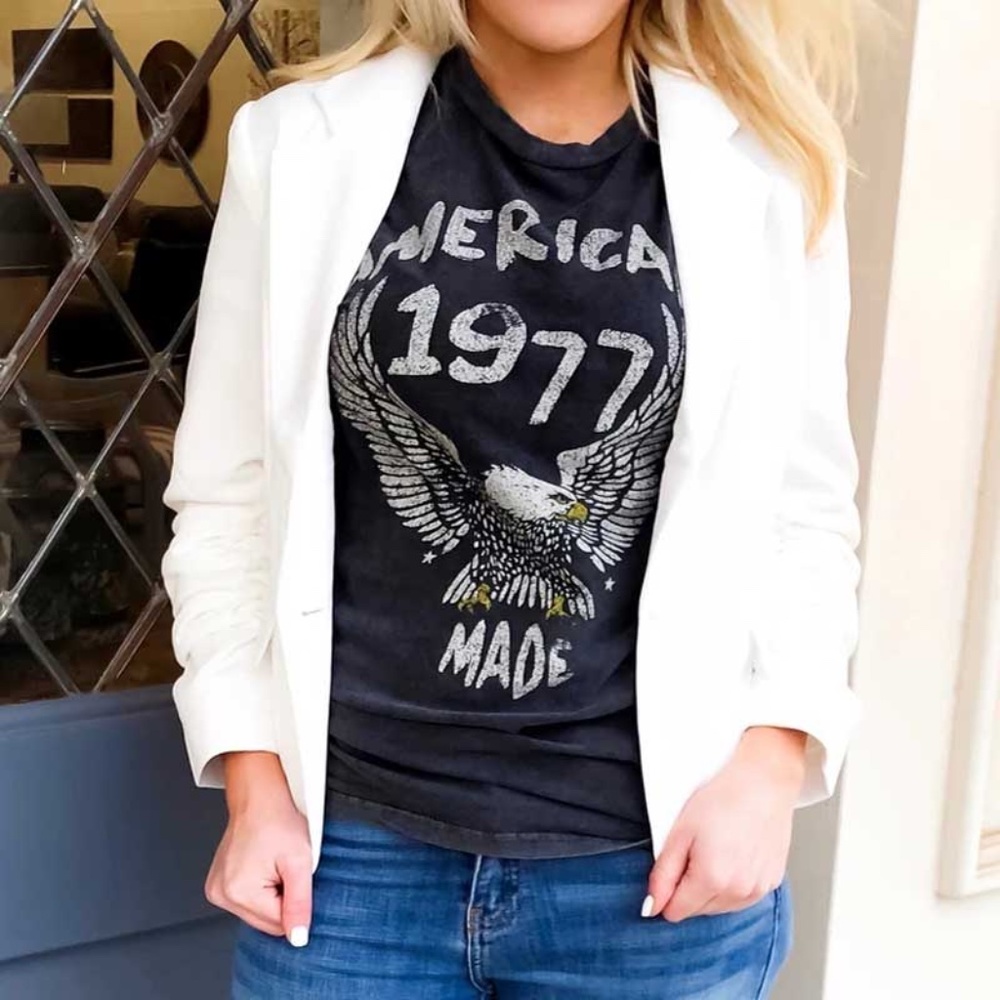 black eagle American 1977 Graphic Tee - Picture 5 of 8